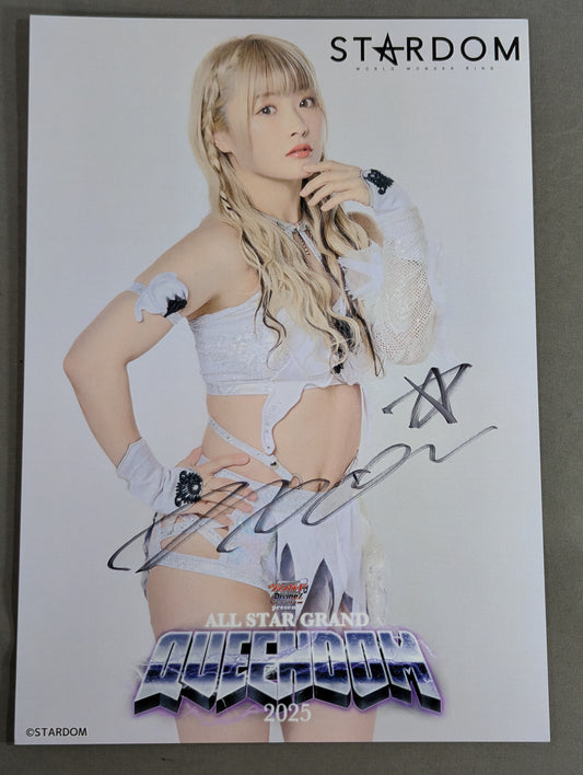 NATSUPOI  hand signed autograph  ALL STAR GRAND QUEENDOM 2025 Pro-Photo
