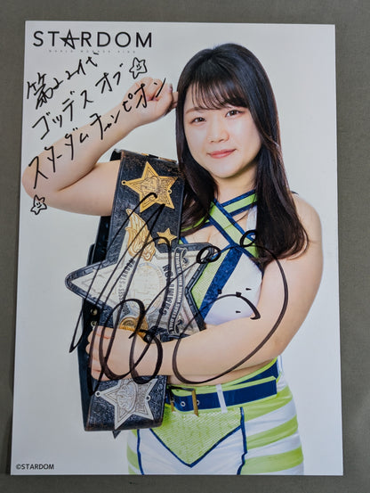 コグマ 直筆サイン入り スターダムポートレート(D-5)