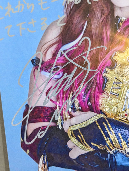 ★ The first IWGP Women's Championship ★ KAIRI hand signed autograph Pro-Photo (A-1)