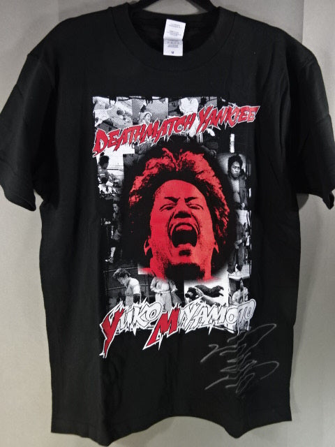 直筆サイン入り】宮本裕向プロレス 2017 Tシャツ – 闘道館