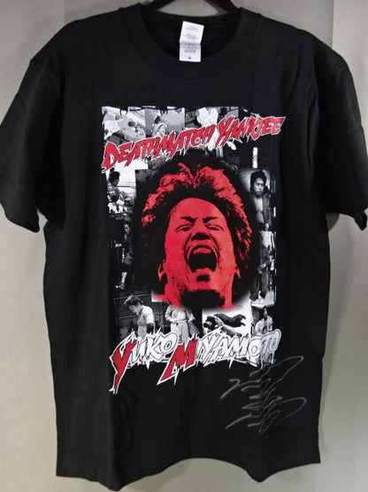 【hand signed autograph】 Yuko Mｉｙａｍｏｔｏ Pro Wrestling 2017 T-Shirt