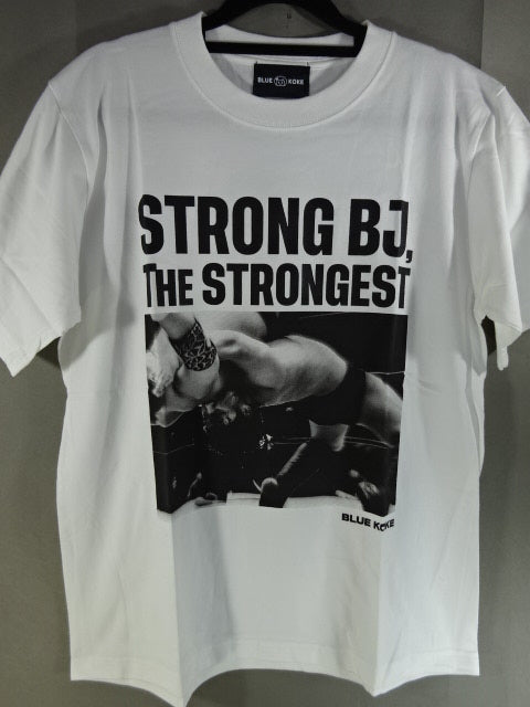 Takuya Nomura  "STRONG BJ THE STRONGEST" T-shirt (1) (white)