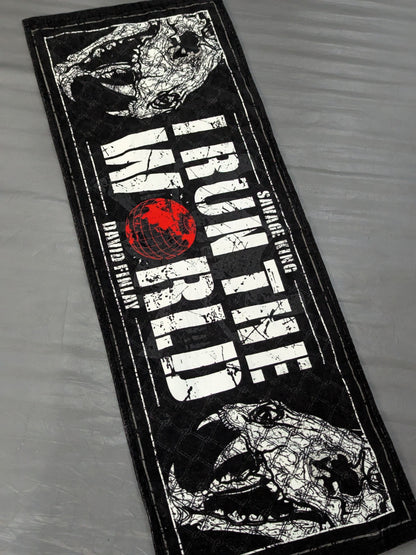David Finlay "I RUN THE WORLD" Sports Towel