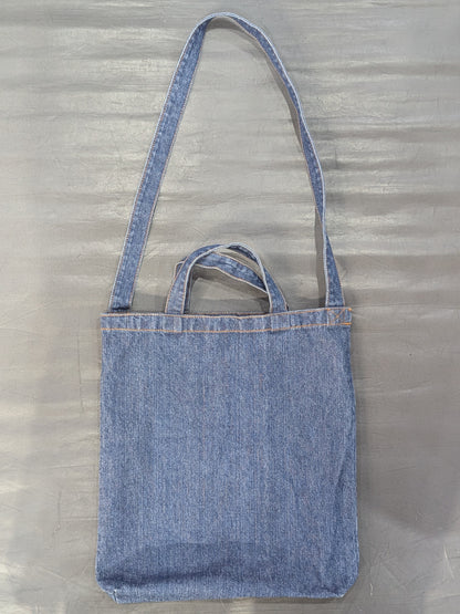 新日本プロレス「ライオンマーク」デニムバッグ