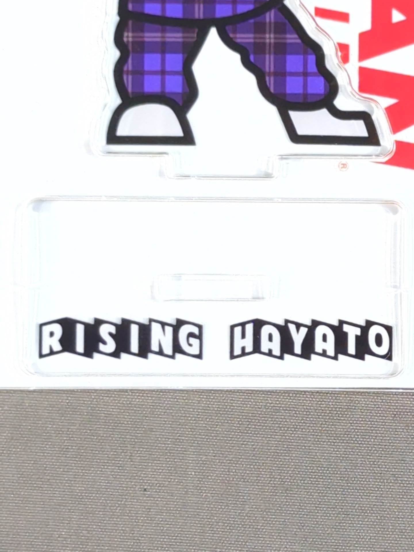 【直筆サイン入り】ライジングHAYATO キャラクターアクリルスタンドキーホルダー