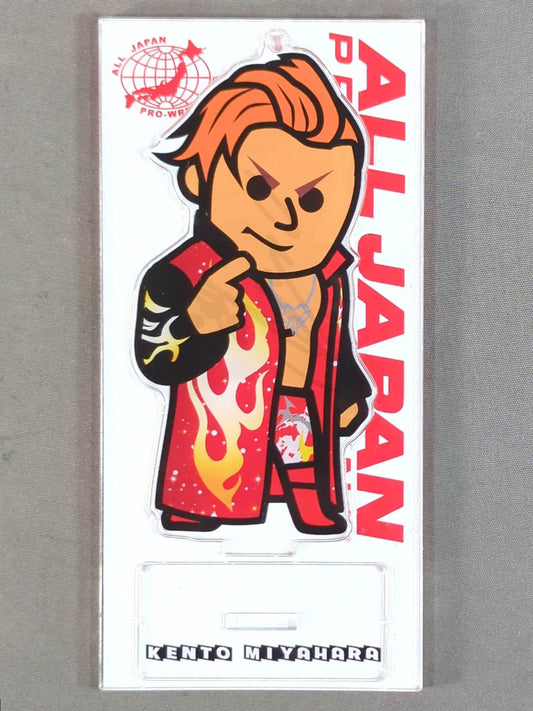 【直筆サイン入り】宮原健斗 キャラクターアクリルスタンドキーホルダー