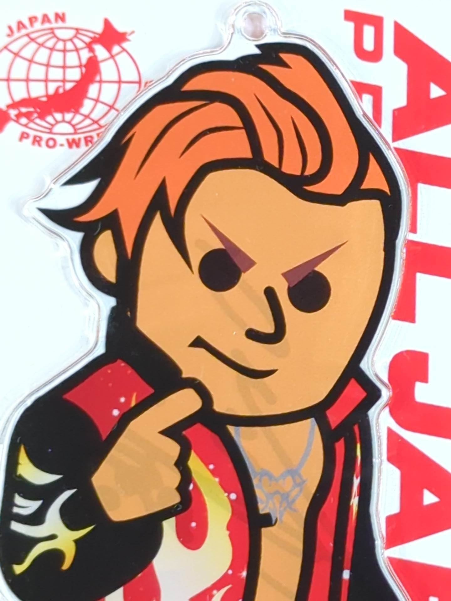 【直筆サイン入り】宮原健斗 キャラクターアクリルスタンドキーホルダー