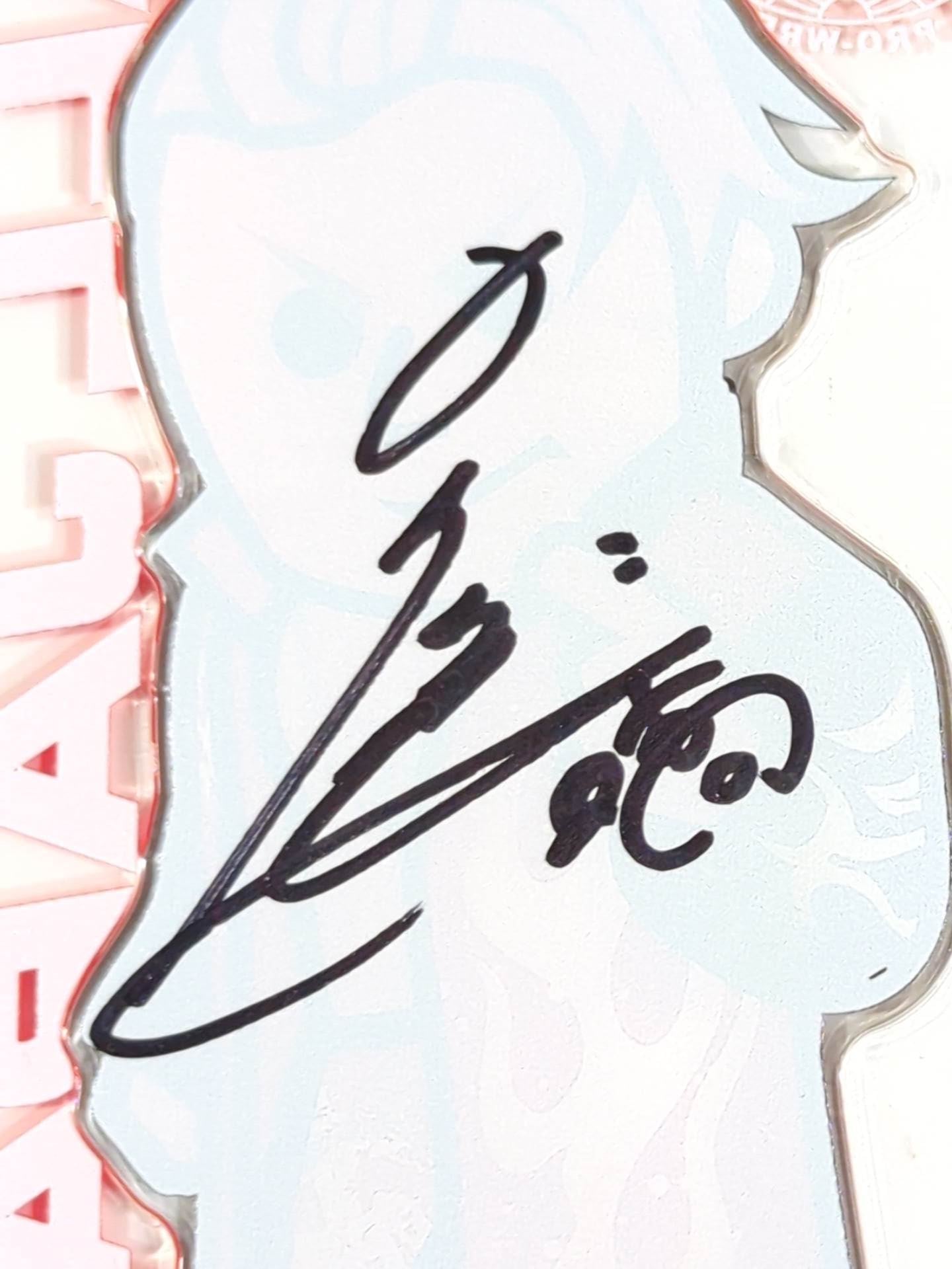 【直筆サイン入り】宮原健斗 キャラクターアクリルスタンドキーホルダー