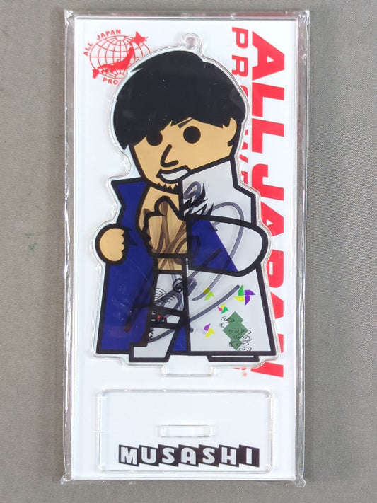 【直筆サイン入り】MUSASHI キャラクターアクリルスタンドキーホルダー