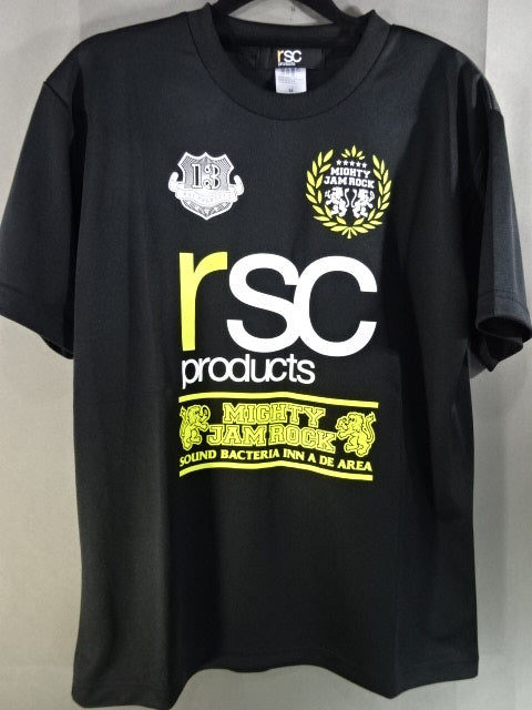 rsc products×MIGHTY JAM ROCK Collaboration T-Shirt (1) (Dry Fabric / Black)