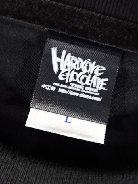 GLEAT × Hardcore Chocolate Collaboration T-Shirt (2) (Black)