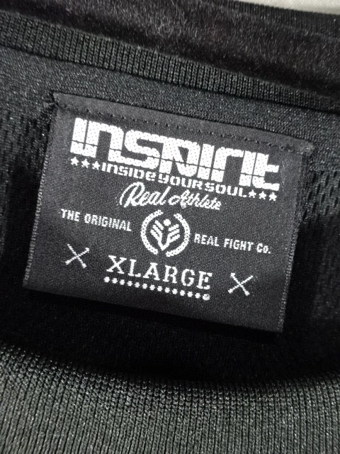 RIZIN×INSPIRIT Dry T-Shirt (1) (Black)