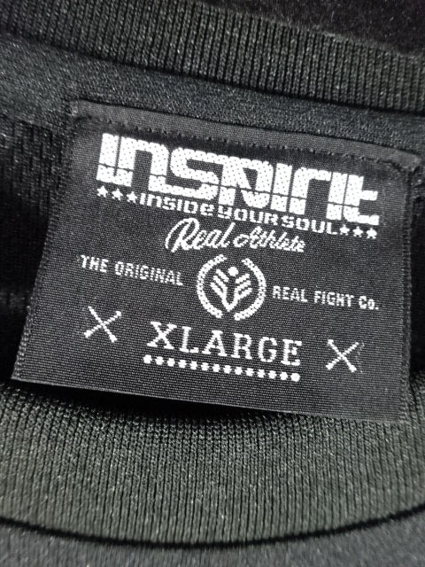 RIZIN × INSPIRIT Dry T-Shirt (2) (Black)