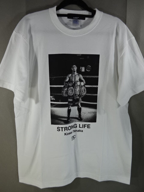 Tsunenari Tanaka×rsc product "STRONG LIFE" T-shirt