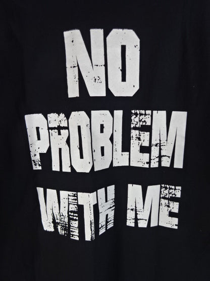 Ultimo Guerrero Rhinestone Illustration T-Shirt (1) (Black)