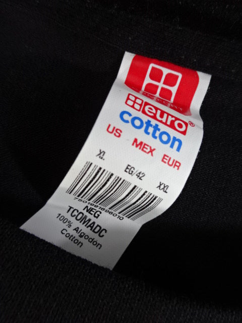 Ultimo Guerrero Rhinestone Illustration T-Shirt (1) (Black)