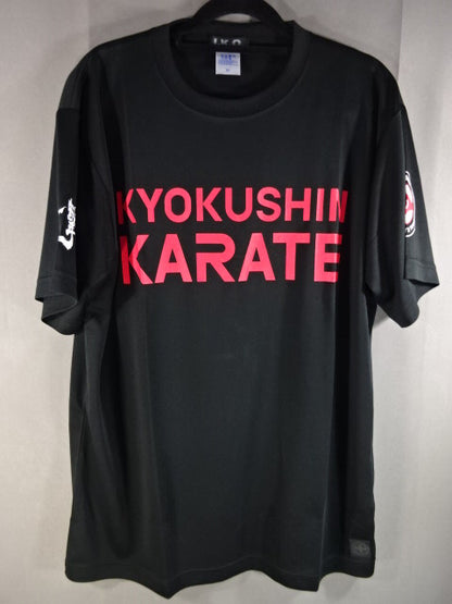 Kyokushin T-Shirts (2) (Dry Fabric / Black)