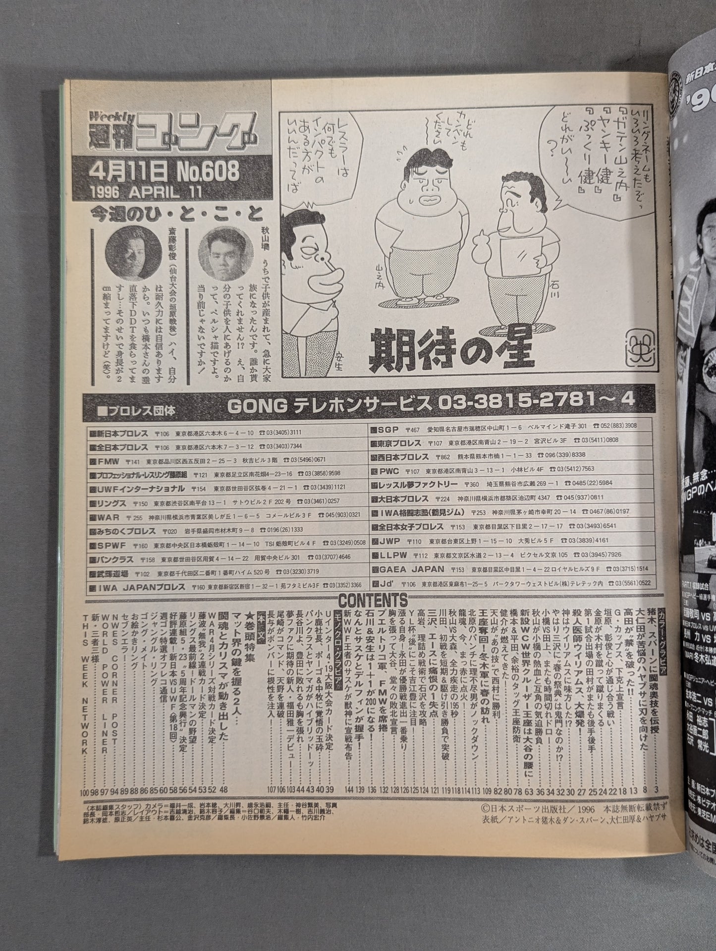 週刊ゴング608