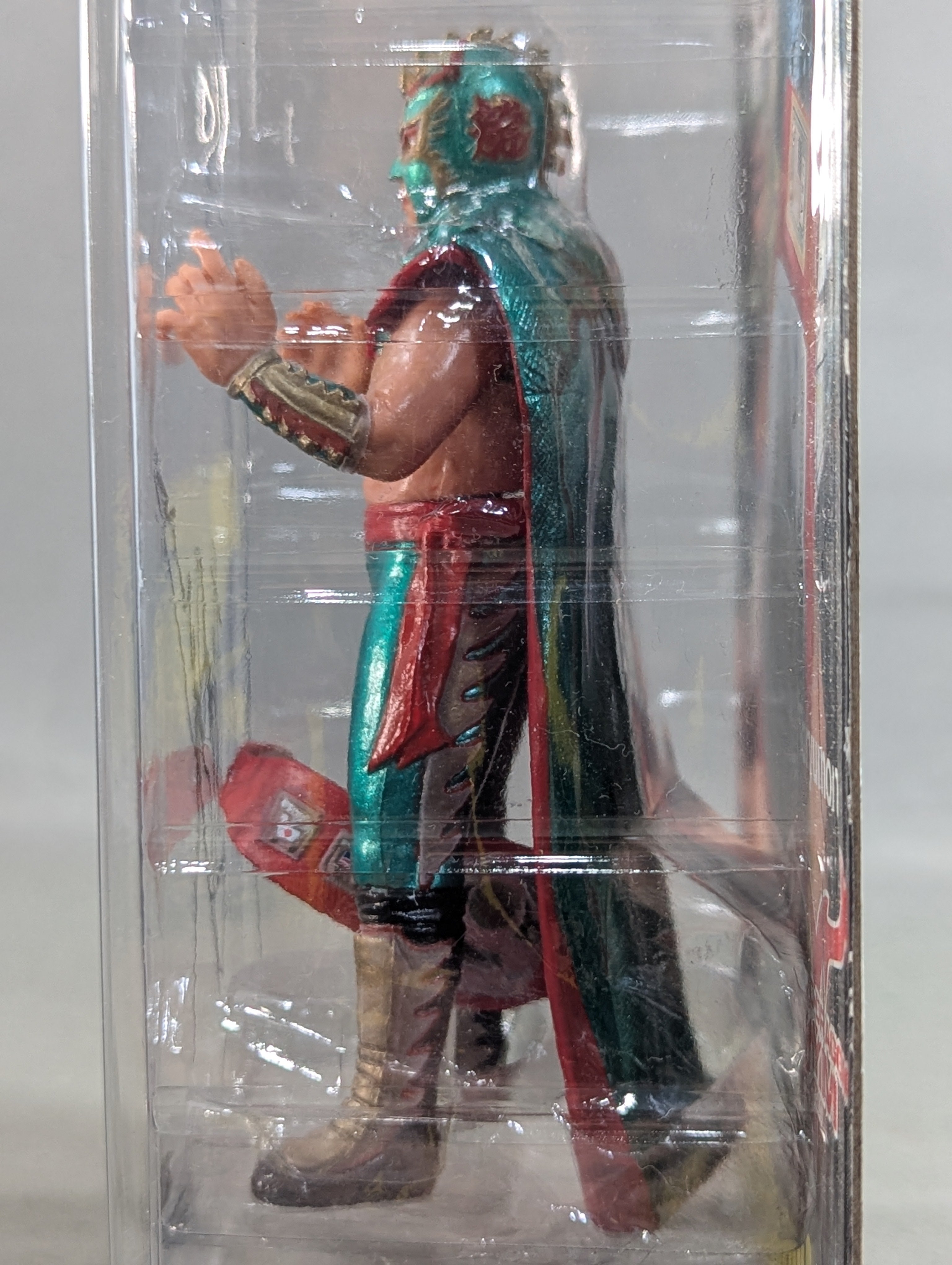 直筆サイン入り】 ウルティモ・ドラゴン(緑＆赤・NWAベルト付) – 闘道館