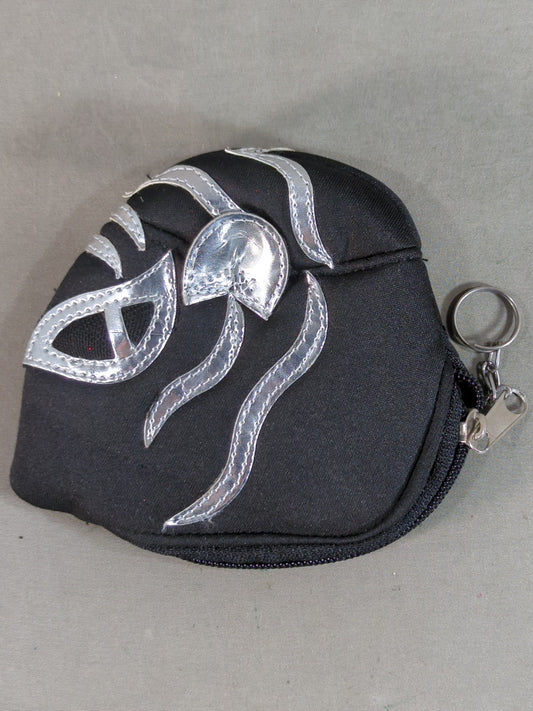 【hand signed autograph】 El Pantera Mask Coin Case Keychain