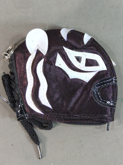 【hand signed autograph】 El Pantera Mask Coin Case Keychain