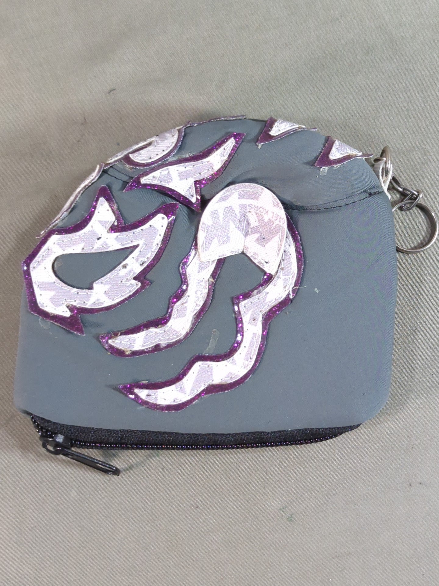 【hand signed autograph】 Panthera Blanca Jr. Mask Coin Case Keychain