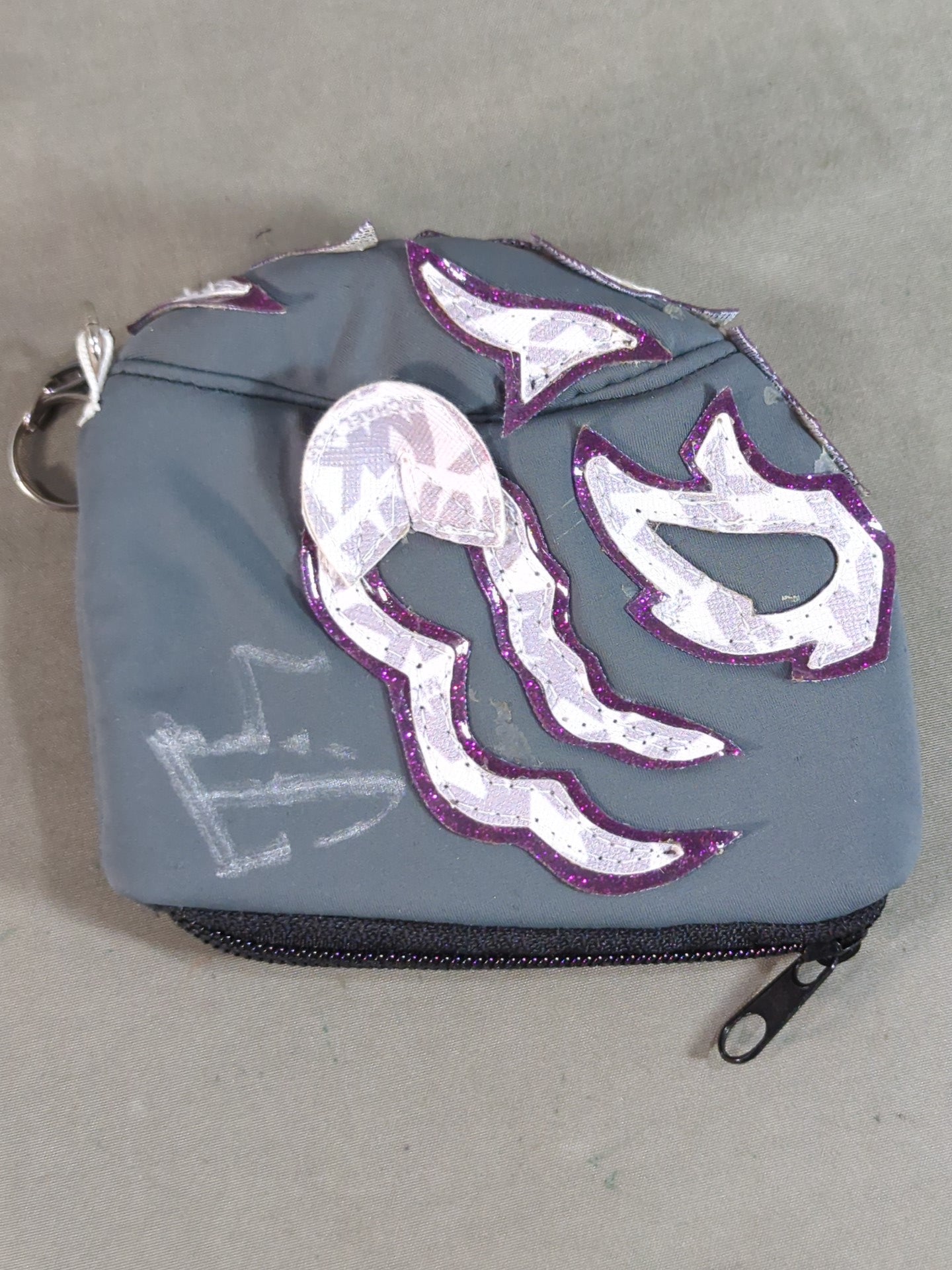 【hand signed autograph】 Panthera Blanca Jr. Mask Coin Case Keychain