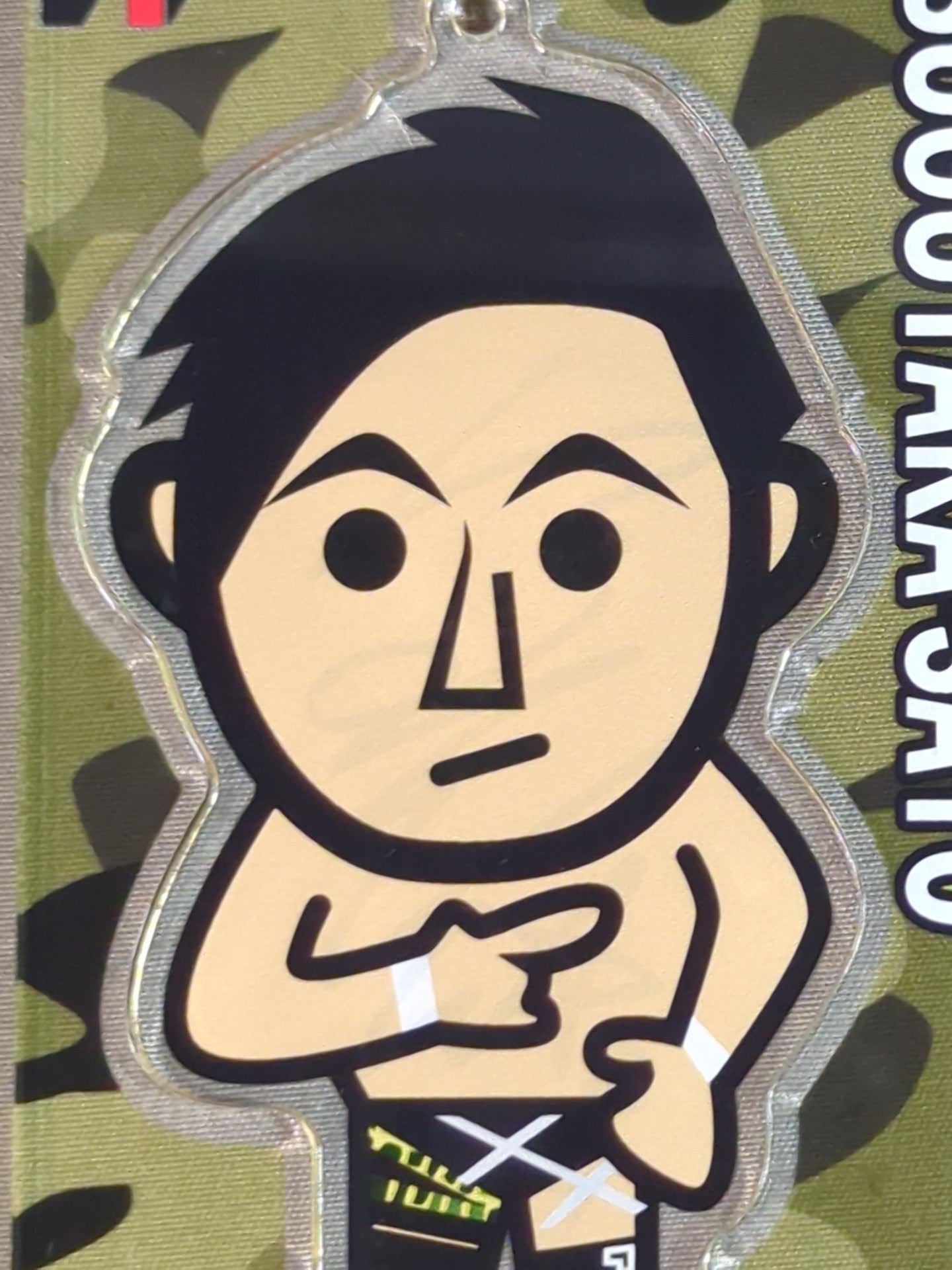 【hand signed autograph】 Tsugutaka Sato WRESTLE-1 Acrylic Stand Keychain