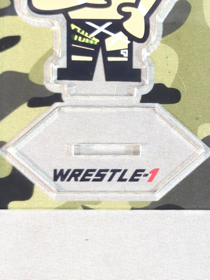 【hand signed autograph】 Tsugutaka Sato WRESTLE-1 Acrylic Stand Keychain