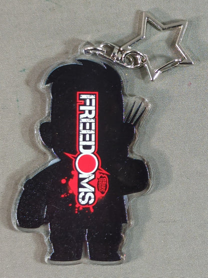 【hand signed autograph】 Toshiyuki Sakuda  Illustration Acrylic Keychain