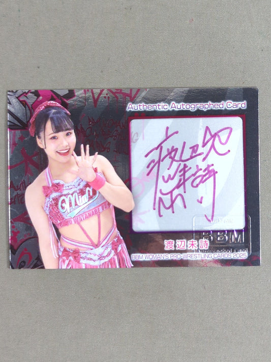 2024 BBM Miu Watanabe  Formula autographed card (insert version)