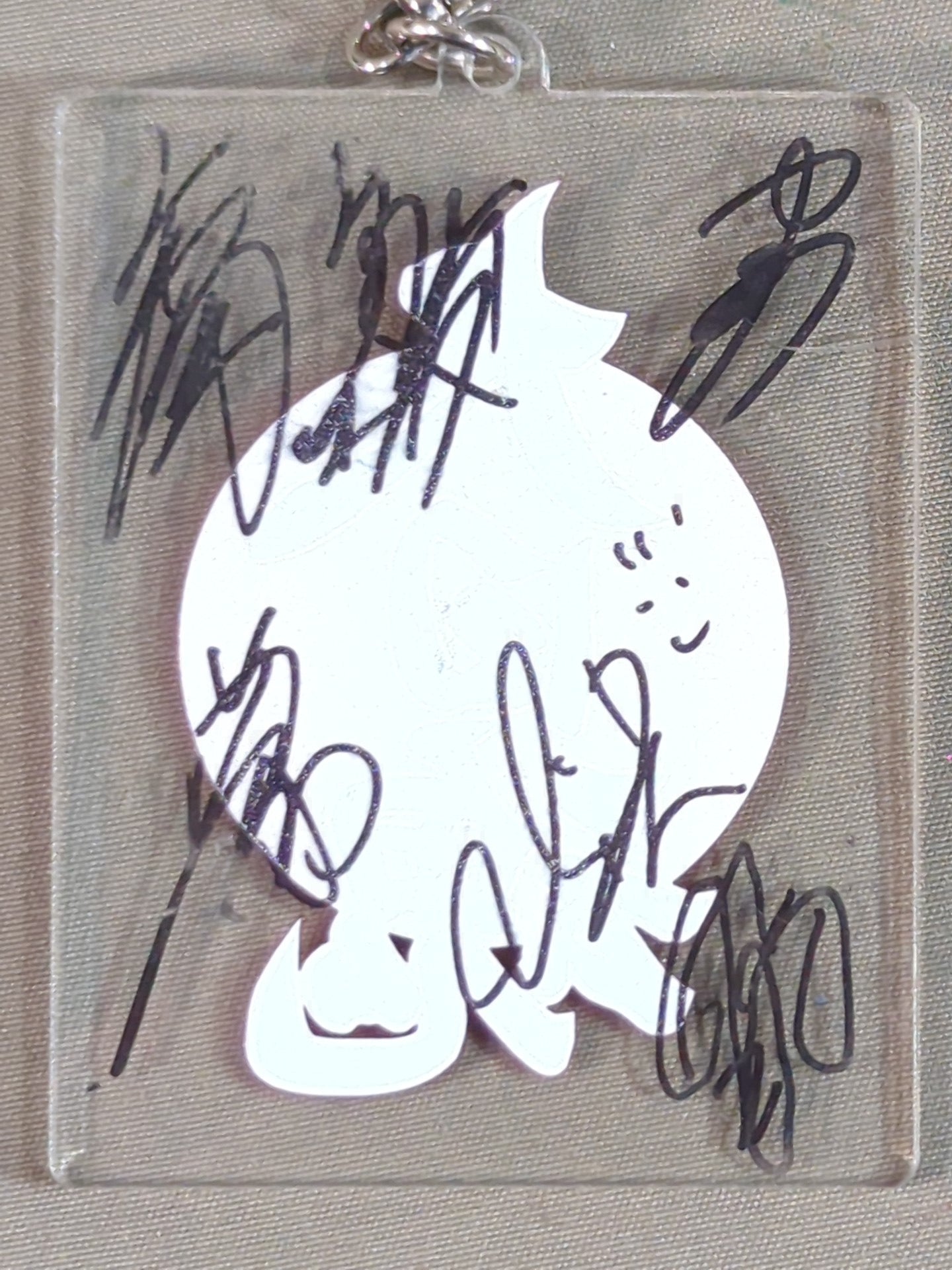 [5 fighters hand signed autograph 】Big Japan Pro Wrestling  " Big Japan  Soul Acrylic Keychain