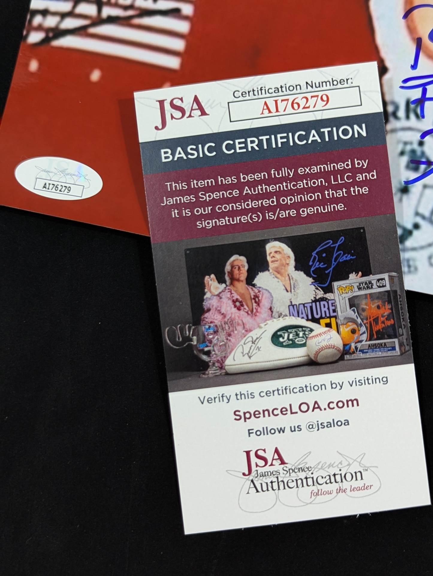 ダイナマイト・キッド＆“ヒットマン”ブレット・ハート 直筆Wサイン入り ポートレート④