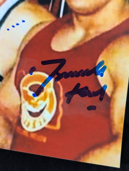 ダイナマイト・キッド＆“ヒットマン”ブレット・ハート 直筆Wサイン入り ポートレート④