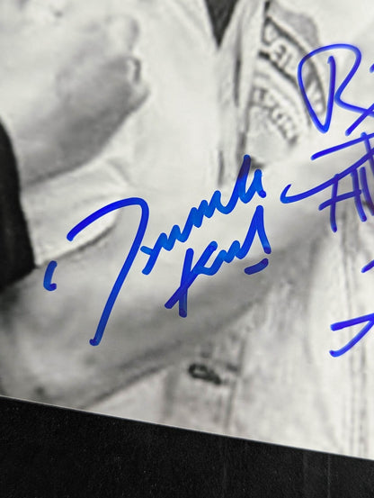 ダイナマイト・キッド＆“ヒットマン”ブレット・ハート 直筆Wサイン入り ポートレート③