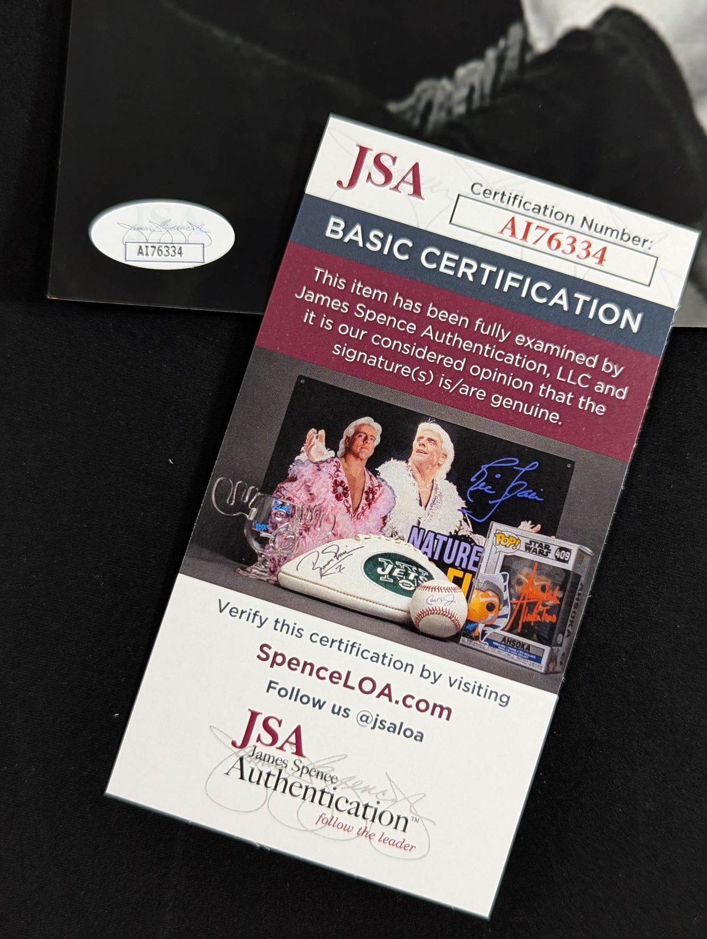 ダイナマイト・キッド＆“ヒットマン”ブレット・ハート 直筆Wサイン入り ポートレート③