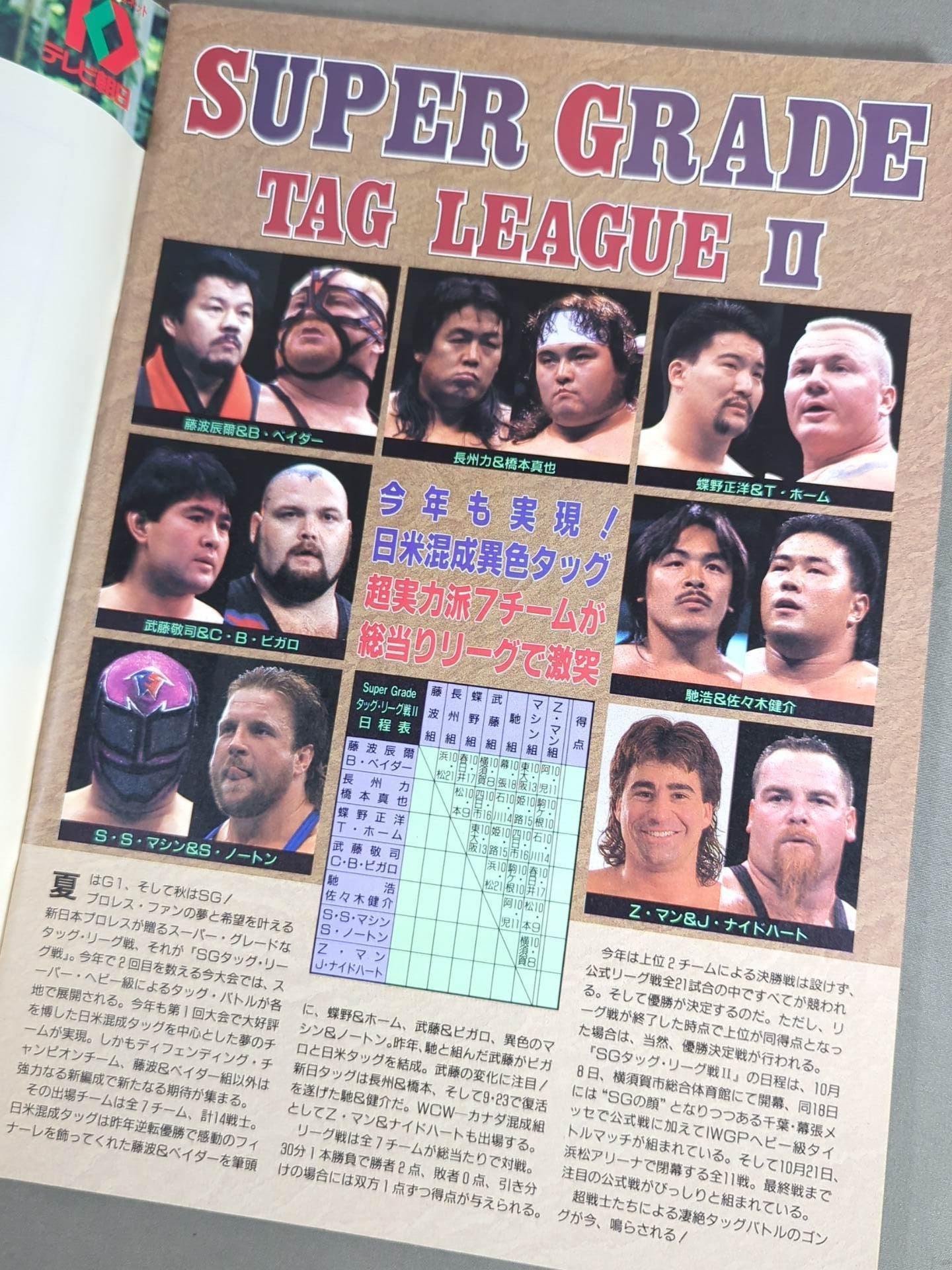 闘魂スペシャル SGタッグリーグ戦Ⅱ特集号 – 闘道館