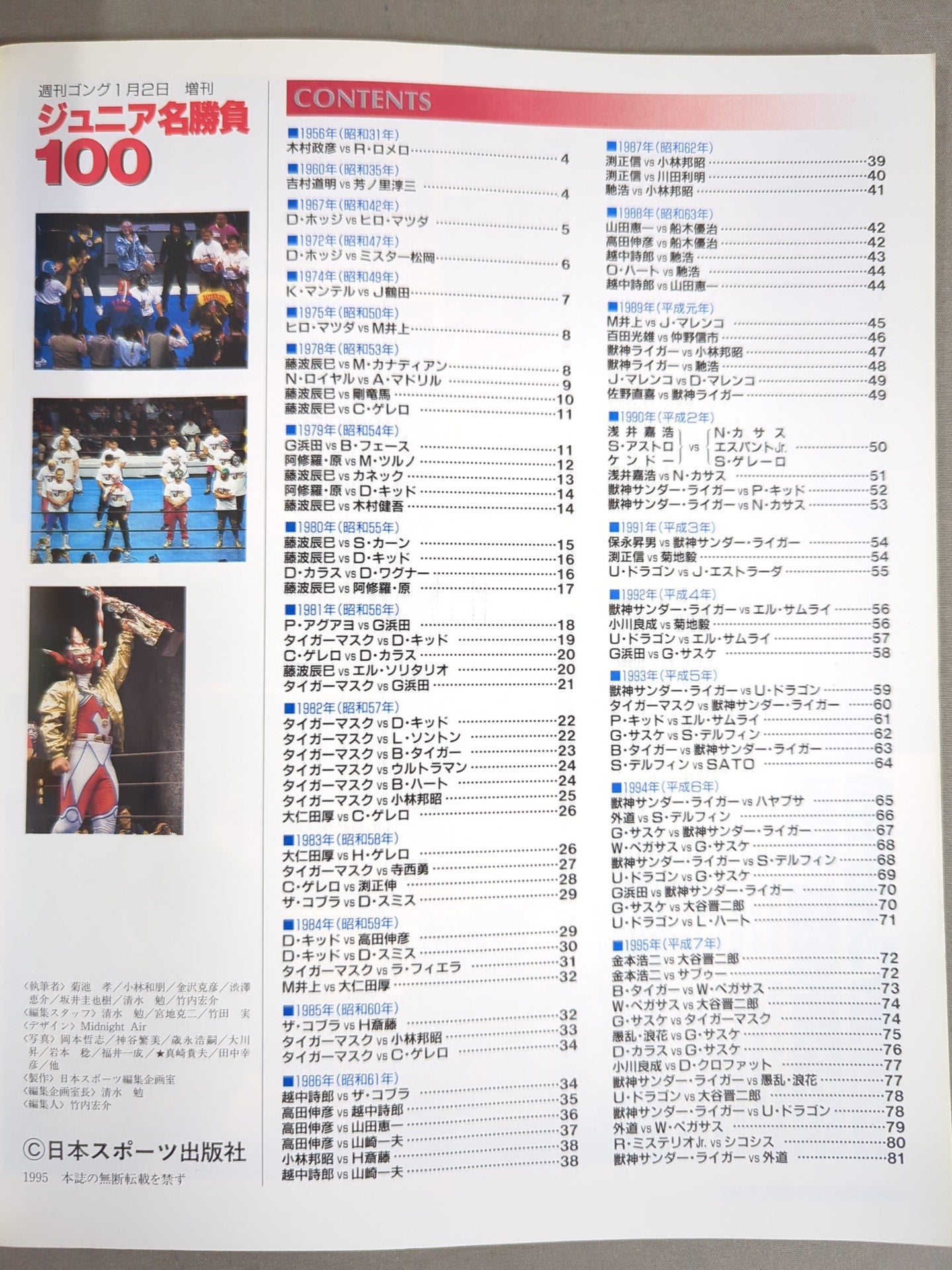 Gong Extra Issue Junior Famous Game 100