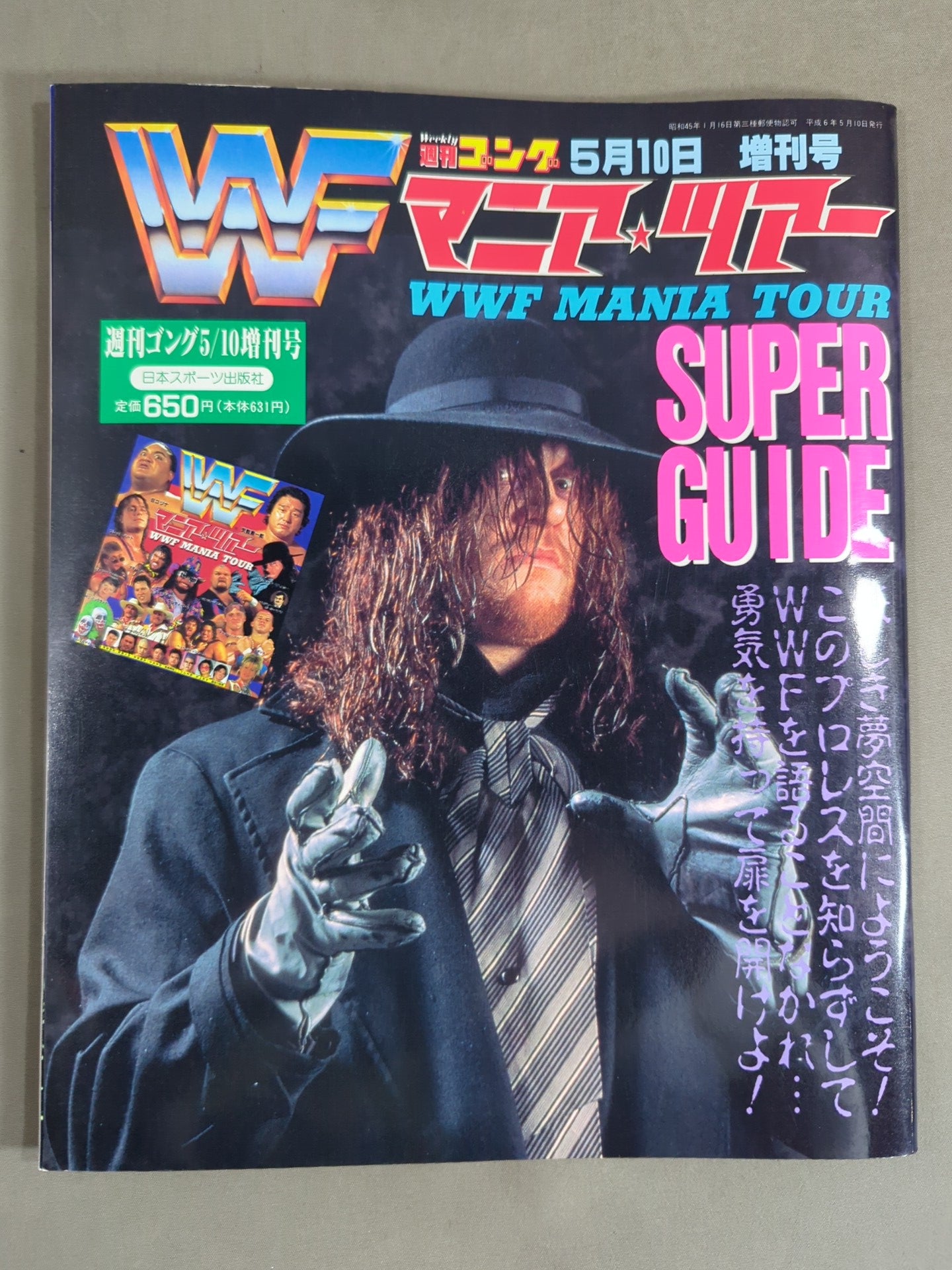 Gong Special Issue WWF Mania Tour SUPER GUIDE