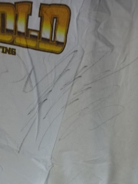 【直筆サイン入り】翔月なつみ #28マリーゴールド背番号Tシャツ①ホワイト)