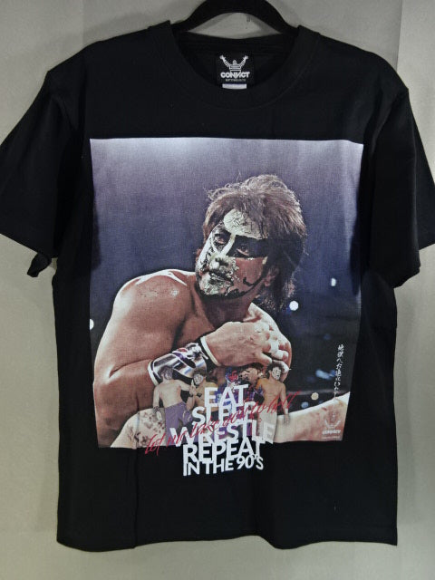 グレート・ムタ×CONVICT コラボTシャツ①(ブラック)