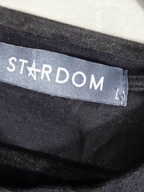 スターダム×アベイル Tシャツ①(ブラック)