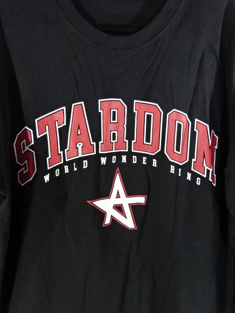 スターダム×アベイル ロングスリーブTシャツ①(ブラック)