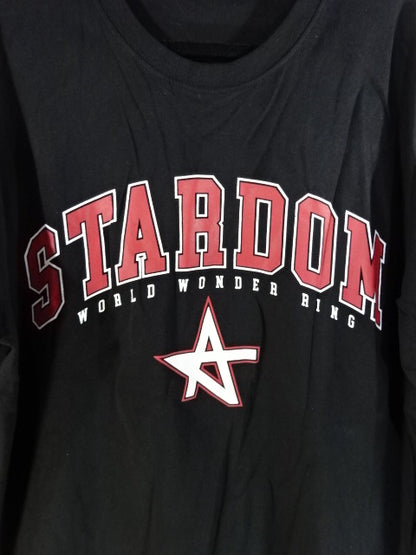 スターダム×アベイル ロングスリーブTシャツ①(ブラック)