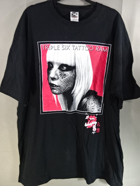 ラム会長「TATTOO RAM」Tシャツ①(ブラック)