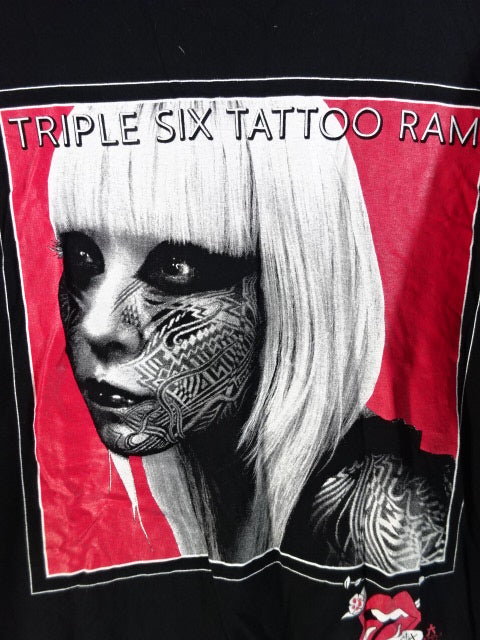 ラム会長「TATTOO RAM」Tシャツ①(ブラック)