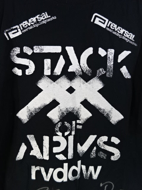 【2選手直筆サイン入り】STACK OF ARMS×reversal Tシャツ