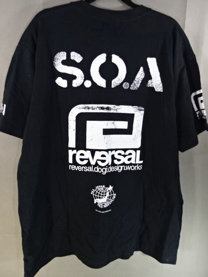 【2選手直筆サイン入り】STACK OF ARMS×reversal Tシャツ