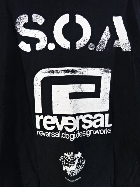 【2選手直筆サイン入り】STACK OF ARMS×reversal Tシャツ