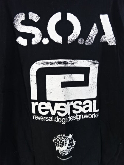 【2選手直筆サイン入り】STACK OF ARMS×reversal Tシャツ